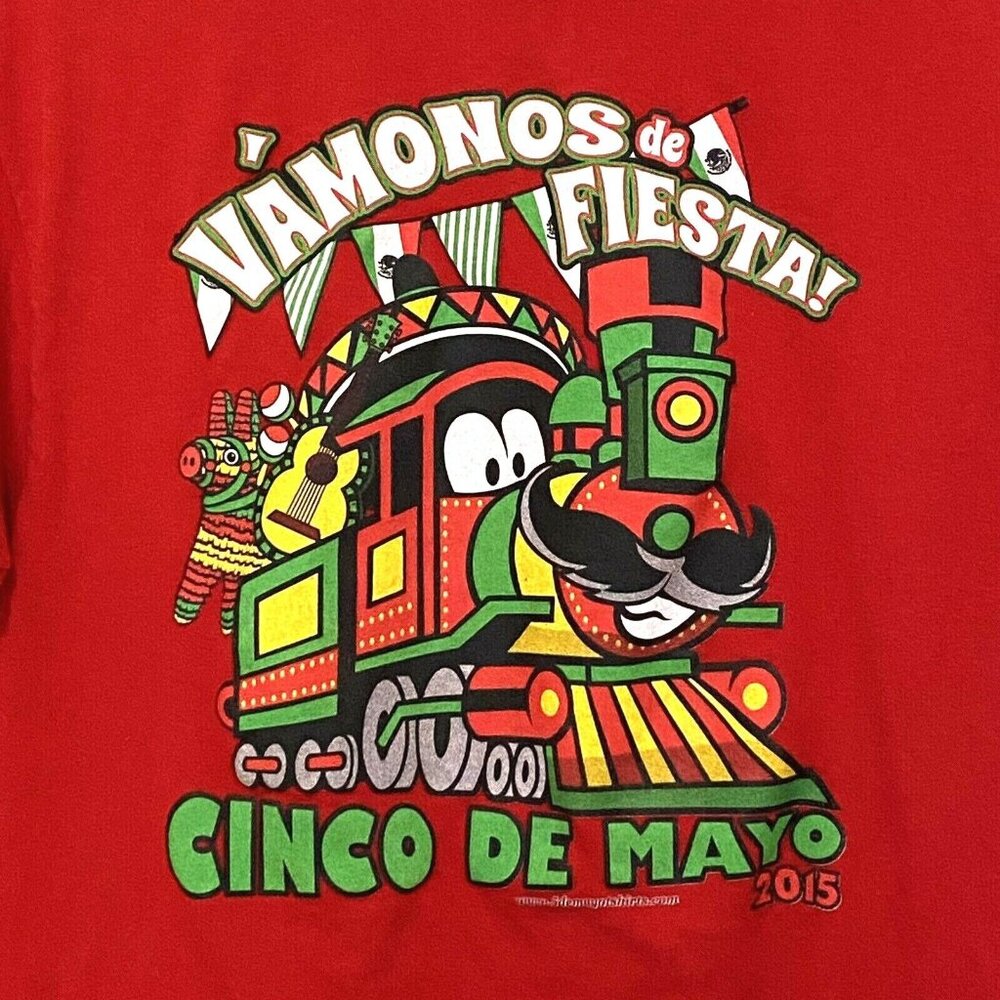 Cinco de Mayo T-Shirt L‎ Red 2015